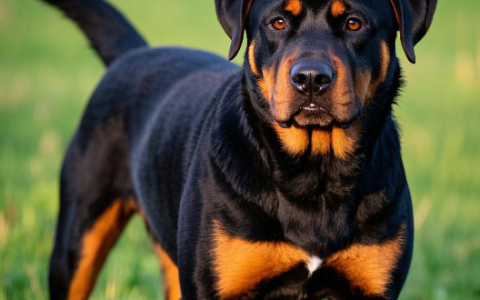 【训狗教程】如何训练罗威纳犬看家护院不扰民